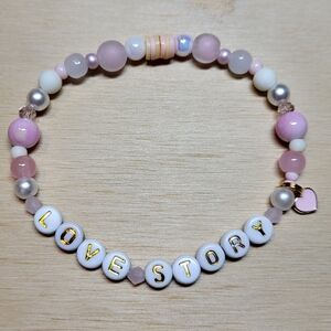 Love Story- Taylor Swift Friendship Bracelet, Size 7.5"
